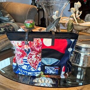 Prada Tessudo Collage Shopping Tote